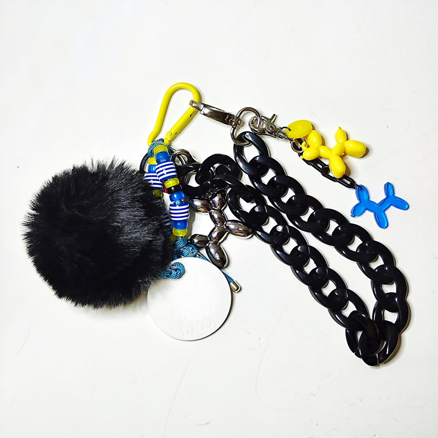 charm BALLOON DOG EXTENSIBLE cadena negro