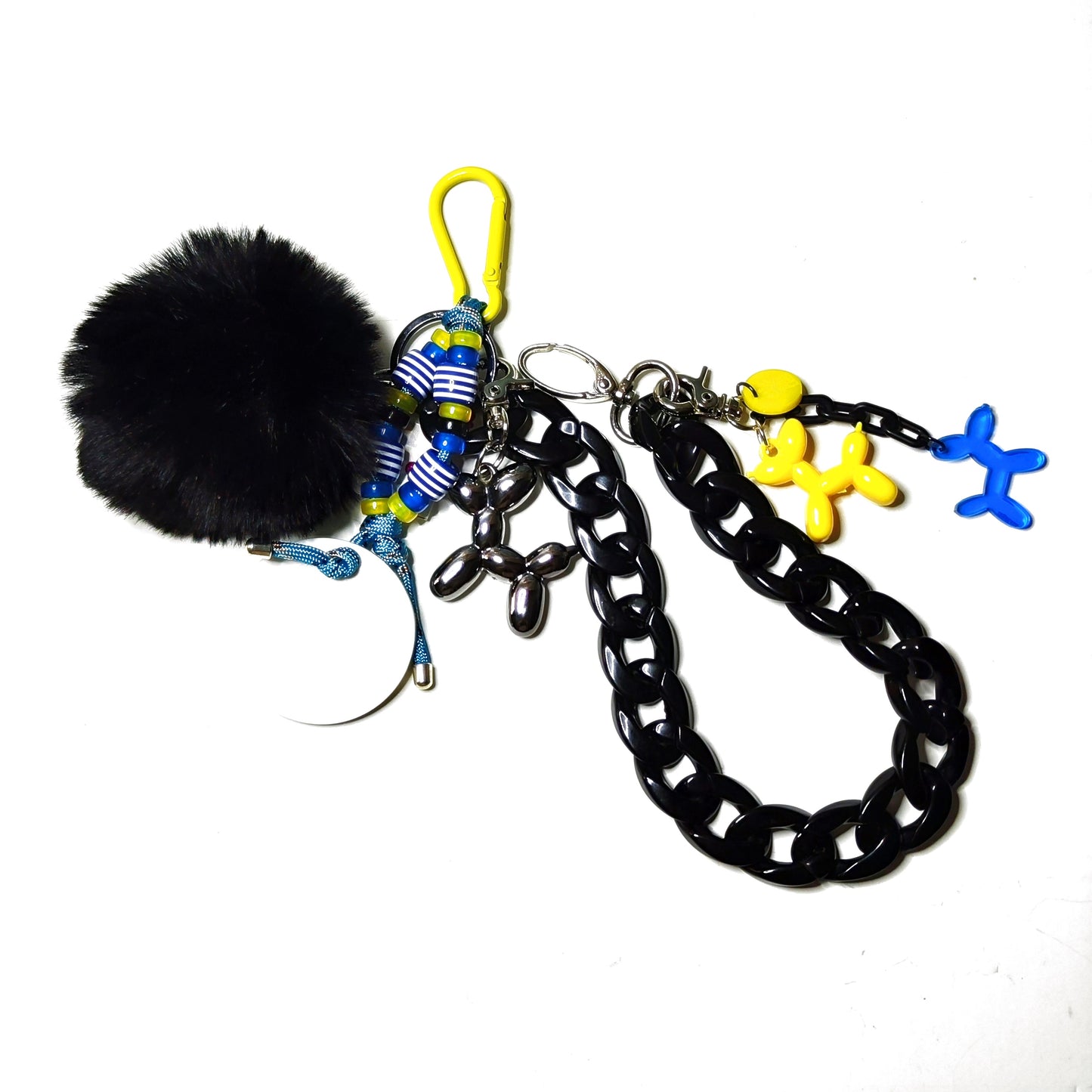 charm BALLOON DOG EXTENSIBLE cadena negro