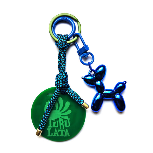 BALLOON DOG azul metalizado