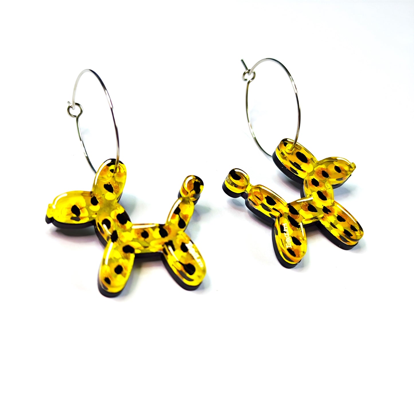 pendientes BALLOON DOG leopardo